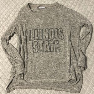 Cute Illinois state long comfy tee